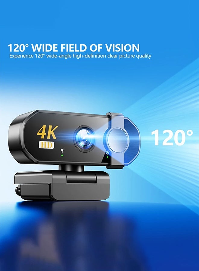 REMAX 4K HD PC Webcam, Autofocus Streaming Webcam With Microphone And Tripod, USB Plug & Play, Suitable For Desktop/Laptop Zoom, YouTube, and Game Streaming. - Image 4