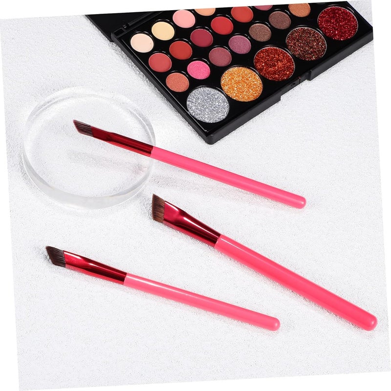 3Pcs Professional Makeup Brush Set For Eyebrow Shaping And Eyelash Blending Beauty Tools - Image 5