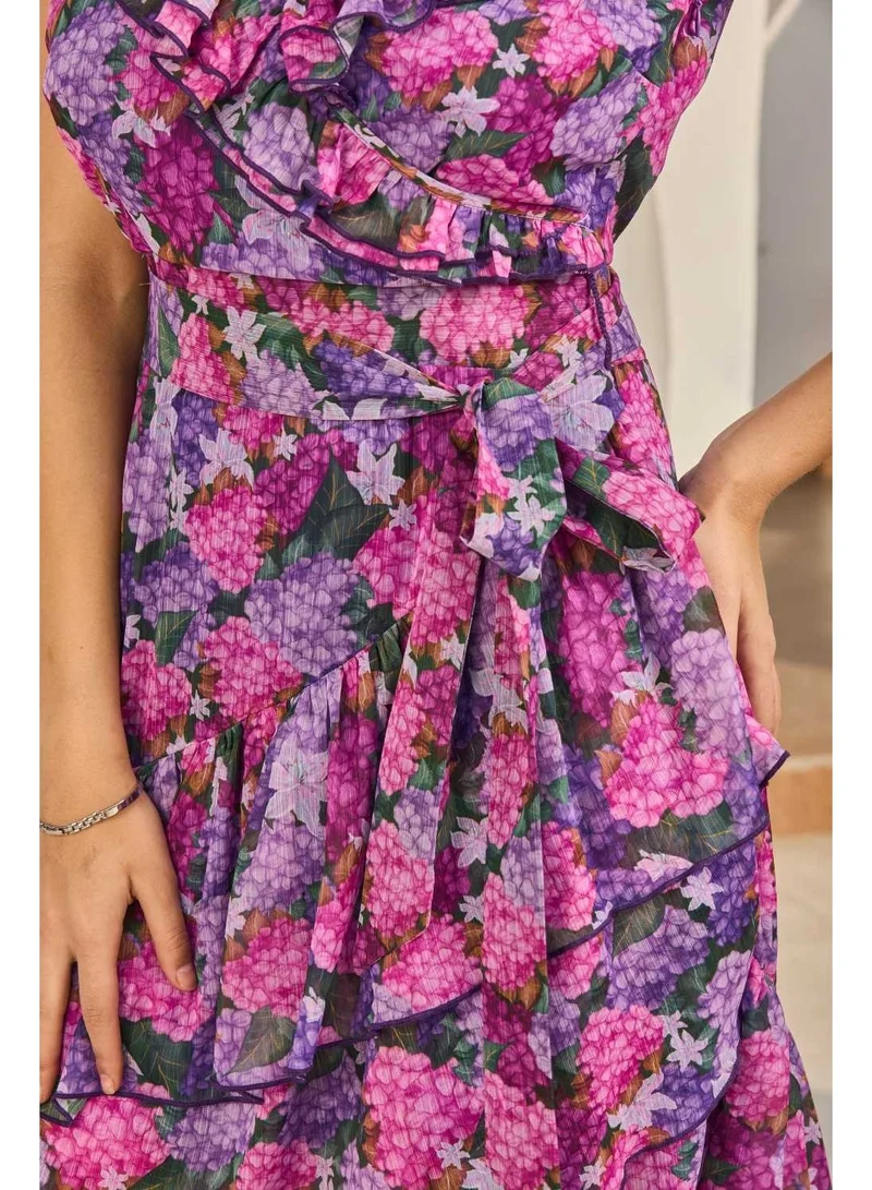 Luxe & Hardy  Luxe & Hardy Polly Ruffle Dress for Women | Best Price UAE