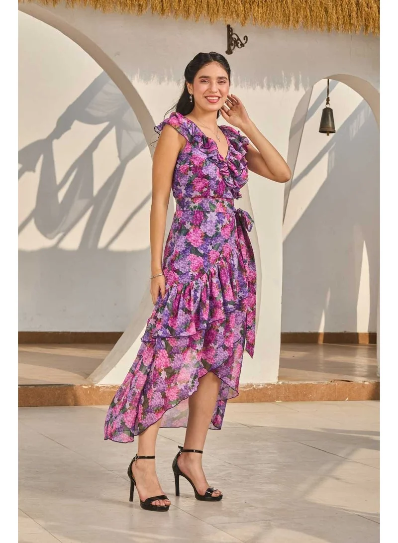 Luxe & Hardy Polly Ruffle Dress