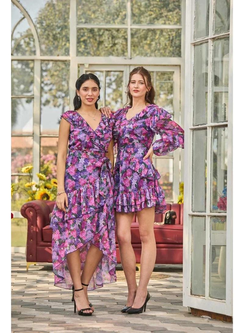 Luxe & Hardy  Luxe & Hardy Polly Ruffle Dress for Women | Best Price UAE