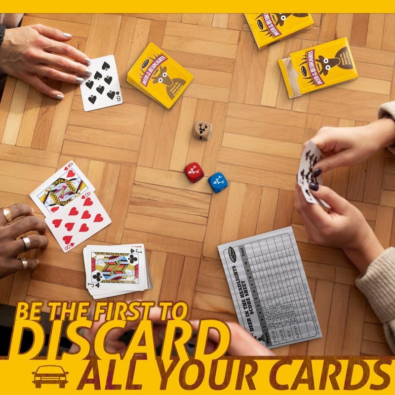 Front Porch Classics Deer In The Headlights The Card & Dice Game played by Wild Game Everywhere for Ages 5 and Up - Image 4