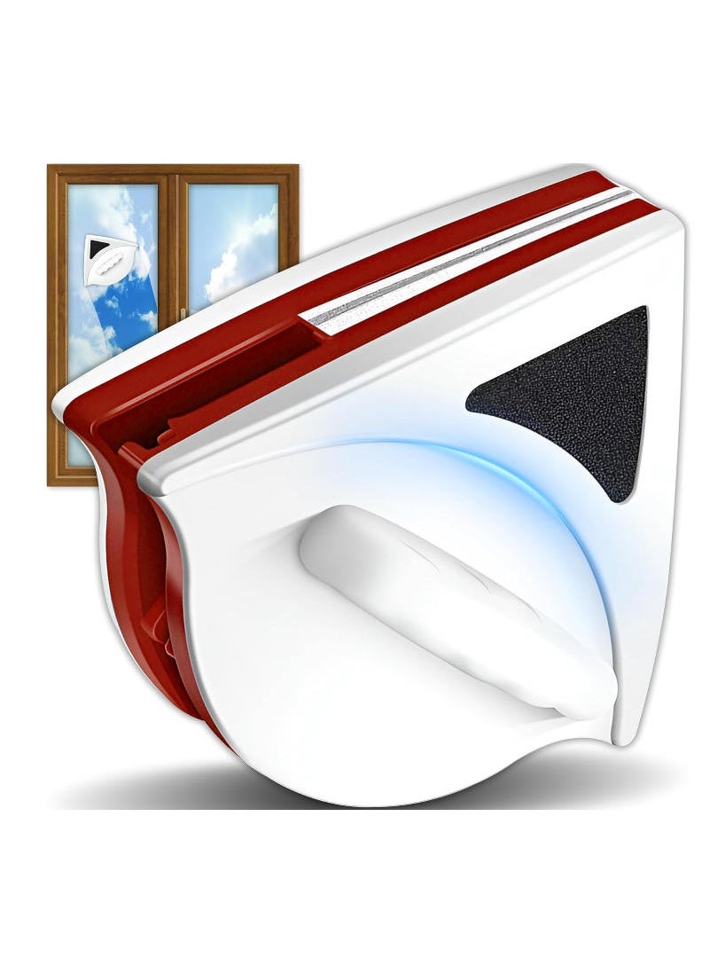 Double-side Magnetic Glass Wiper Window Cleaner Magnetic Glass Cleaning Tool Brush for Double Glazed Window - Image 2