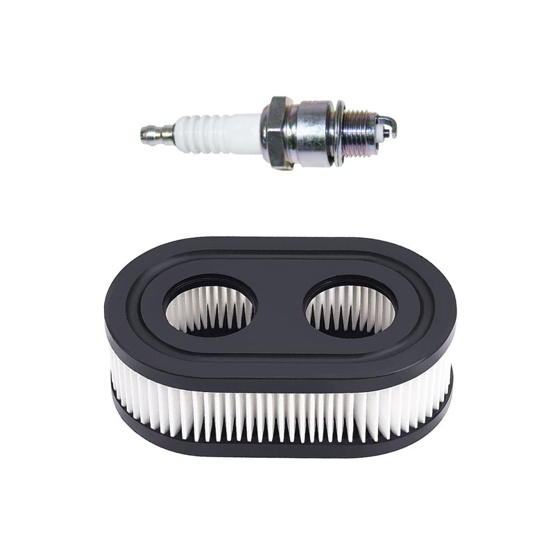 KELKONG 593260 Air Filter with Pre Filter and Spark Plug Fits for B&S 725EX 625EX 575EX 550EX 525EXI Engines, Air Filter Parts for Toro Recycler 22 and Troy Bilt Lawn Mower (2 Pack) - Image 1