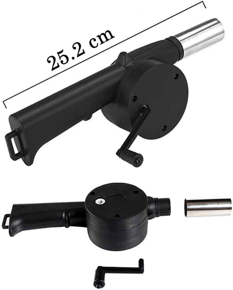 GTC Manual Hand Crank BBQ Air Blower for Outdoor Fire Control and Cooking Adventures BBQ-65 - Image 2