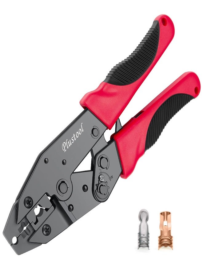 Plustool Ignition Wire Spark Plug Crimping Tool 8.5mm Spark Plug Ratchet Crimper Wire Crimper Crimping Pliers Electrical Terminal Crimping Tool - Image 1