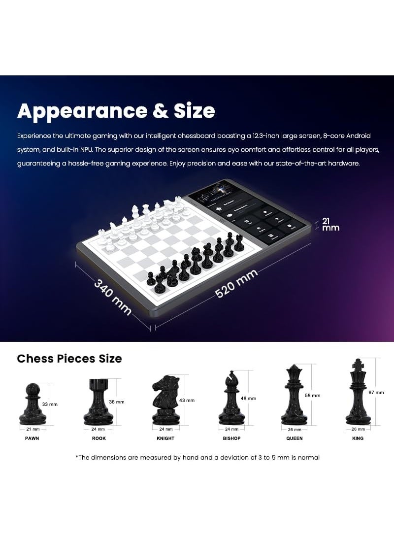 Chessnut Evo AI Chessboard - Built-in Maia Engine, Customizable Chess Bot, Full Piece Recognition, Supports Major Platforms, Smart All-in-One Design - Image 5