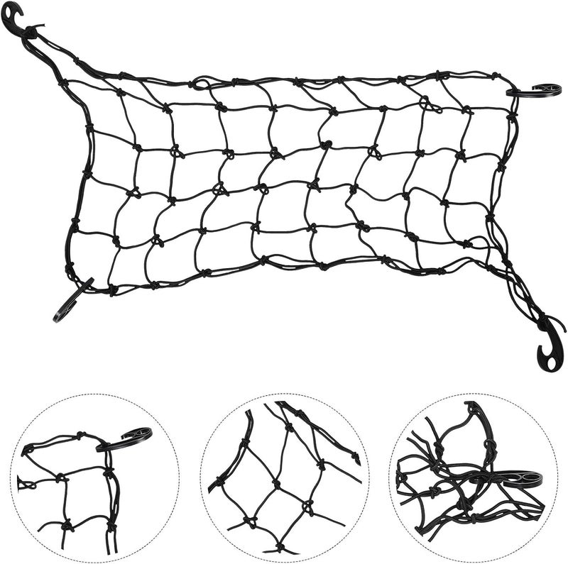 Car Roof Cargo Net 5mm Rubber Bungee Mesh 90x50cm Vehicle Roof Luggage Organizer for SUV Truck Bed Outdoor Travel Storage - Image 5