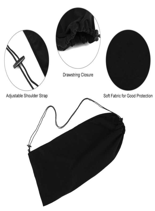 POWERTI Tennis Racquet Cover Bag Soft Fleece Storage Bag Case for Tennis Racket - Image 2