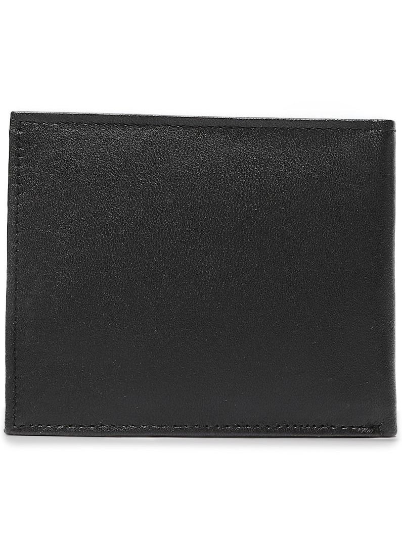 Inahom - Inahom Bi-Fold Organised Wallet Flat Nappa Genuine and Smooth Leather Upper IM2021XDA0003-001-Black - Image 1