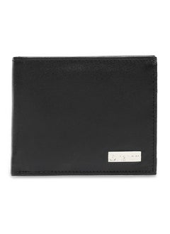 Inahom Bi-Fold Organised Wallet Flat Nappa Genuine and Smooth Leather Upper IM2021XDA0003-001-Black