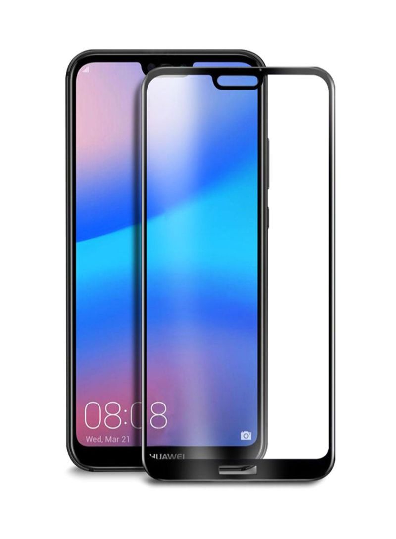 Tempered Glass Screen Protector For Huawei P20 lite Black/Clear