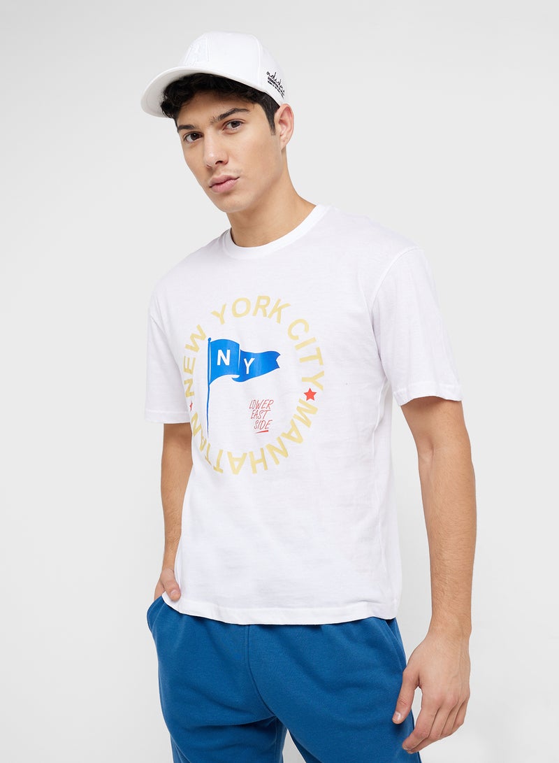 سفنتي فايف تيشيرت أوفر سايز برسومات - Image 1