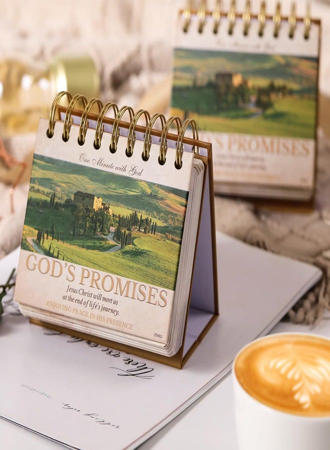 Shoparr Motivational Calendar - Perpetual Flip Calendar for Desk with Daily Inspirational Bible Quotes, Religious Gifts for Women and Men, Christian Decor, 4.8" x 5.5", Desk Calendar with Thick Paper, Twin-Wire Binding & Hardbound - Image 3