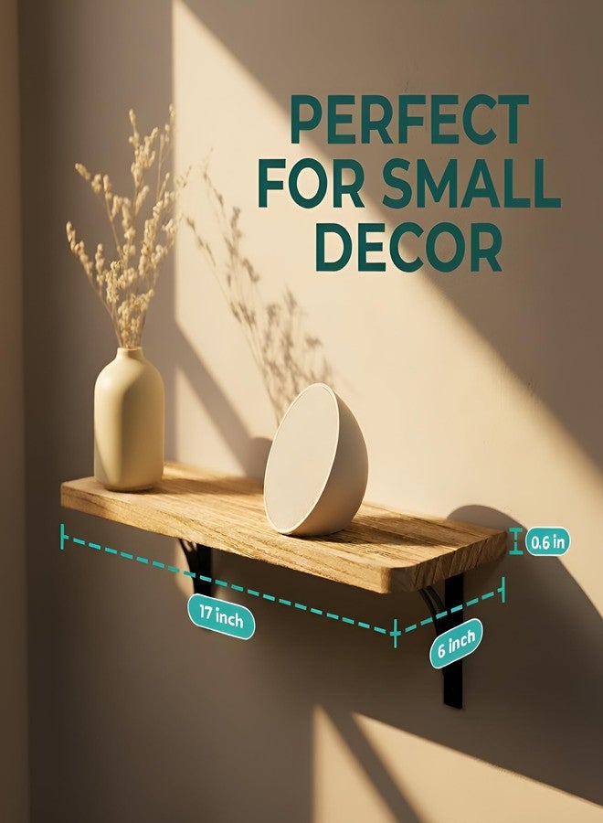 Willowy Reinforced Steel Bracket Farmhouse Decor Shelves - Easy to Install, Template and Video Included - Coffee Mug Shelf for Wall, Laundry Shelf - Image 4