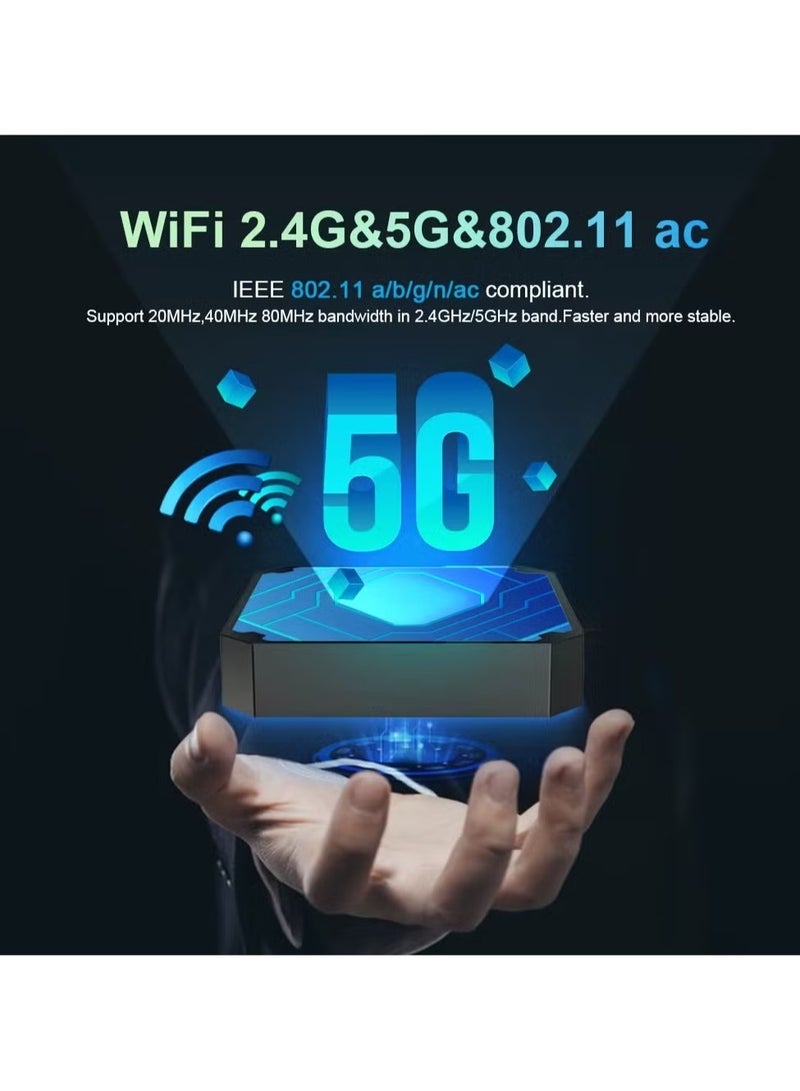 X96 X96 Mini 5G Android TV Box – Android 9.0, Amlogic S905W4 Quad-Core, 2GB RAM + 16GB ROM, Dual WiFi 2.4G/5G, 4K UHD Media Player, H.265 10-Bit Decoding, USB 2.0 – Smart Streaming Device  - Image 2