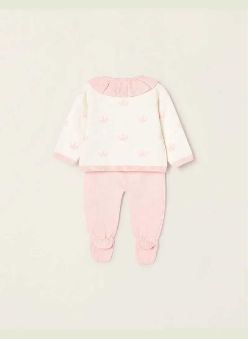 Zippy Zippy Knitted Set For Newborn Baby Girls