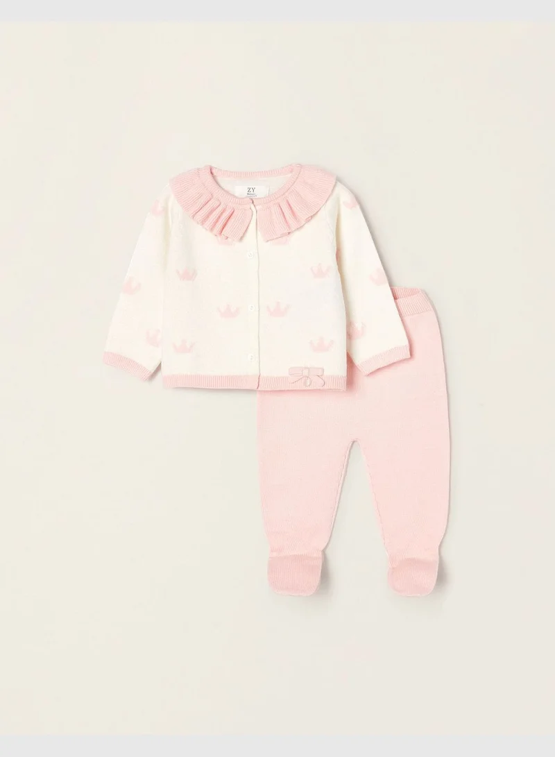Zippy Zippy Knitted Set For Newborn Baby Girls
