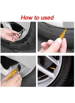 Generic 4 Pack Spiked Aluminum Tire Valve Caps, Stylish Dustproof Car Accessories for Most Vehicles (Gold, 45MM), Enhance Your Ride's Look!  - Image 4