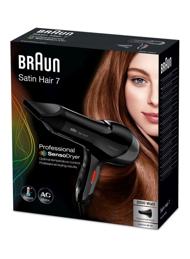 BRAUN Professional Hair Dryer Black/Grey - Image 4
