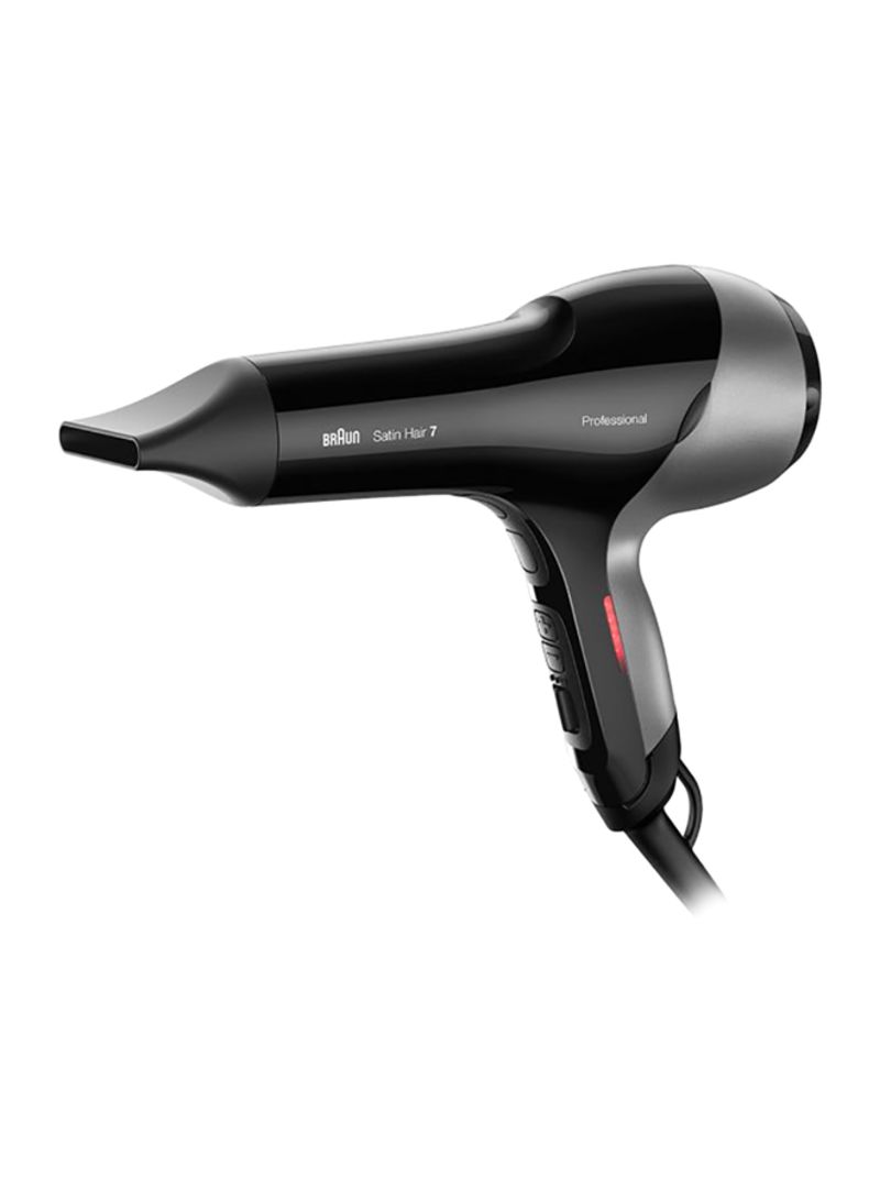 BRAUN Professional Hair Dryer Black/Grey - Image 1