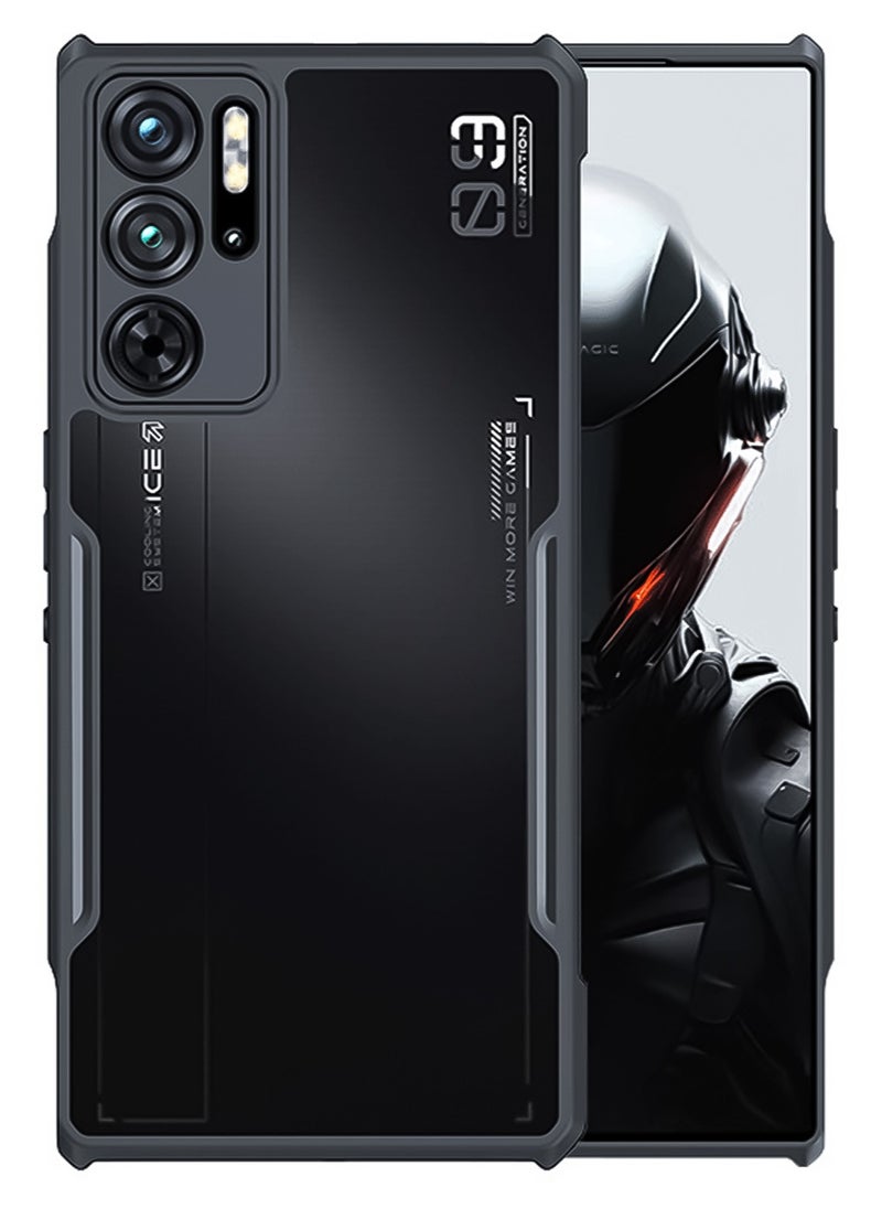 ماركة غير محددة - لحالة ZTE Nubia Red Magic 9 Pro | غطاء Red Magic 9 Pro Plus من مادة TPU المقاومة للصدمات ووسائد هوائية للهاتف المحمول، غطاء خلفي لحماية عدسة الكاميرا، غلاف واقٍ من مادة البولي كربونات المختلطة المضادة - Image 1