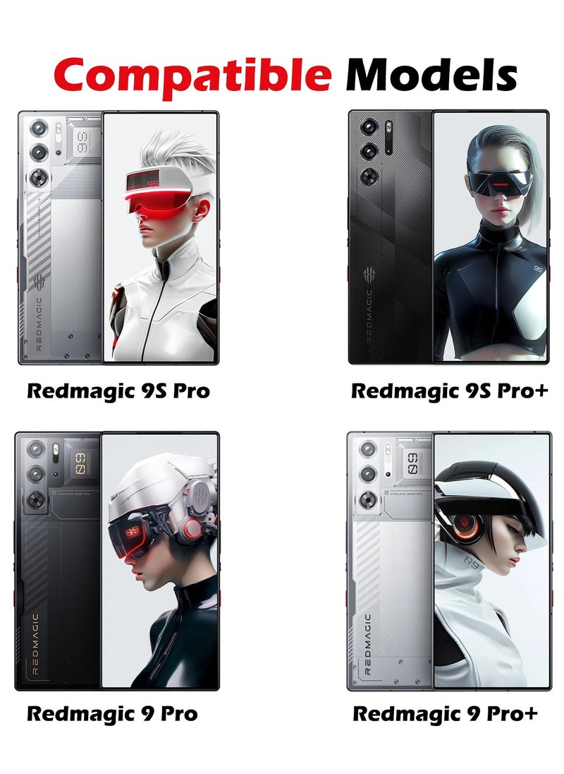 ماركة غير محددة - لحالة ZTE Nubia Red Magic 9 Pro | غطاء Red Magic 9 Pro Plus من مادة TPU المقاومة للصدمات ووسائد هوائية للهاتف المحمول، غطاء خلفي لحماية عدسة الكاميرا، غلاف واقٍ من مادة البولي كربونات المختلطة المضادة - Image 1