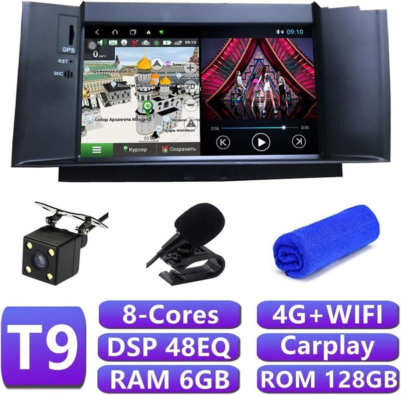 Wivplex DSP 48 EQ Carplay Android 10 GPS Navigation Stereo - Image 2