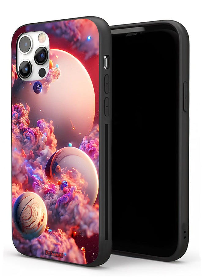 Tolwak Apple iPhone 11 Pro Max Protective Case Clouds Abstract Art  - Image 1