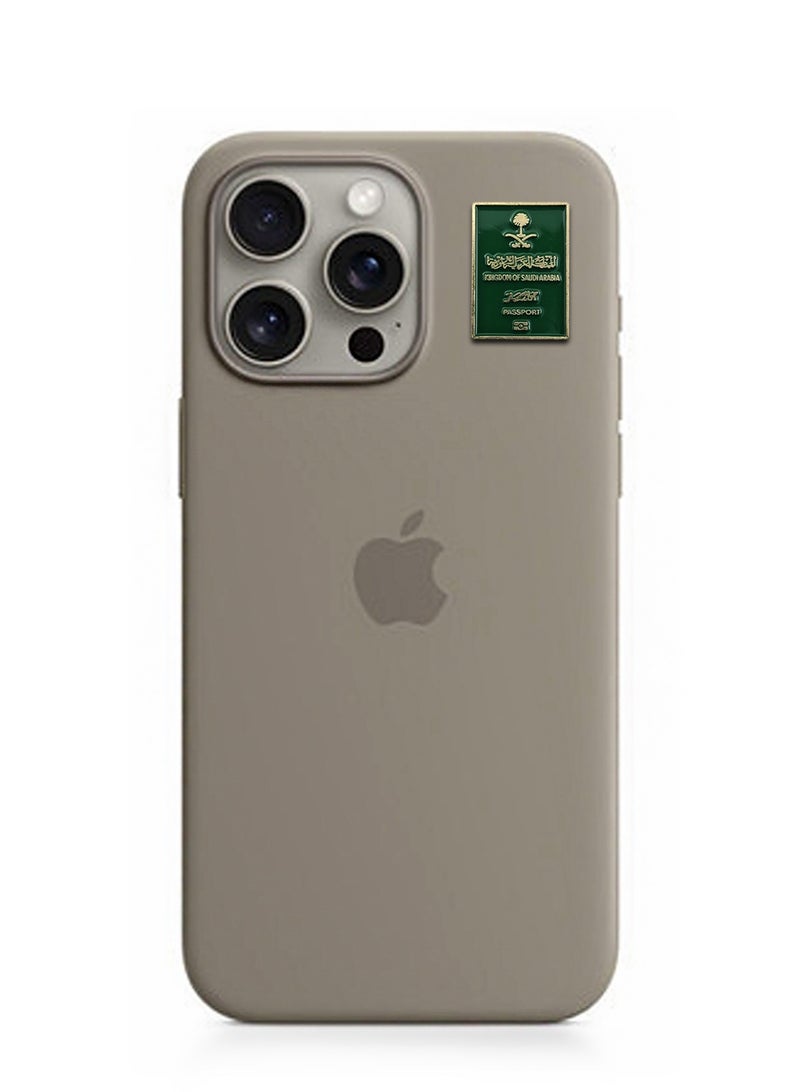 قطعتين من ملصقات معدنية على شكل جواز سفر سعودي للجوال أو أي سطح أملس - Image 4