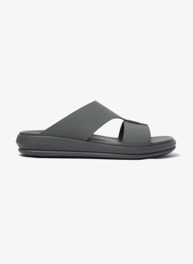 Comfort Plus COMFORT PLUS TIMELESS DESIGN STRAP MENS SANDALS GREY