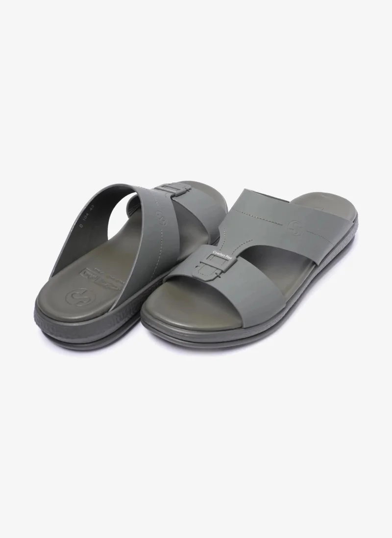 Comfort Plus COMFORT PLUS TIMELESS DESIGN STRAP MENS SANDALS GREY