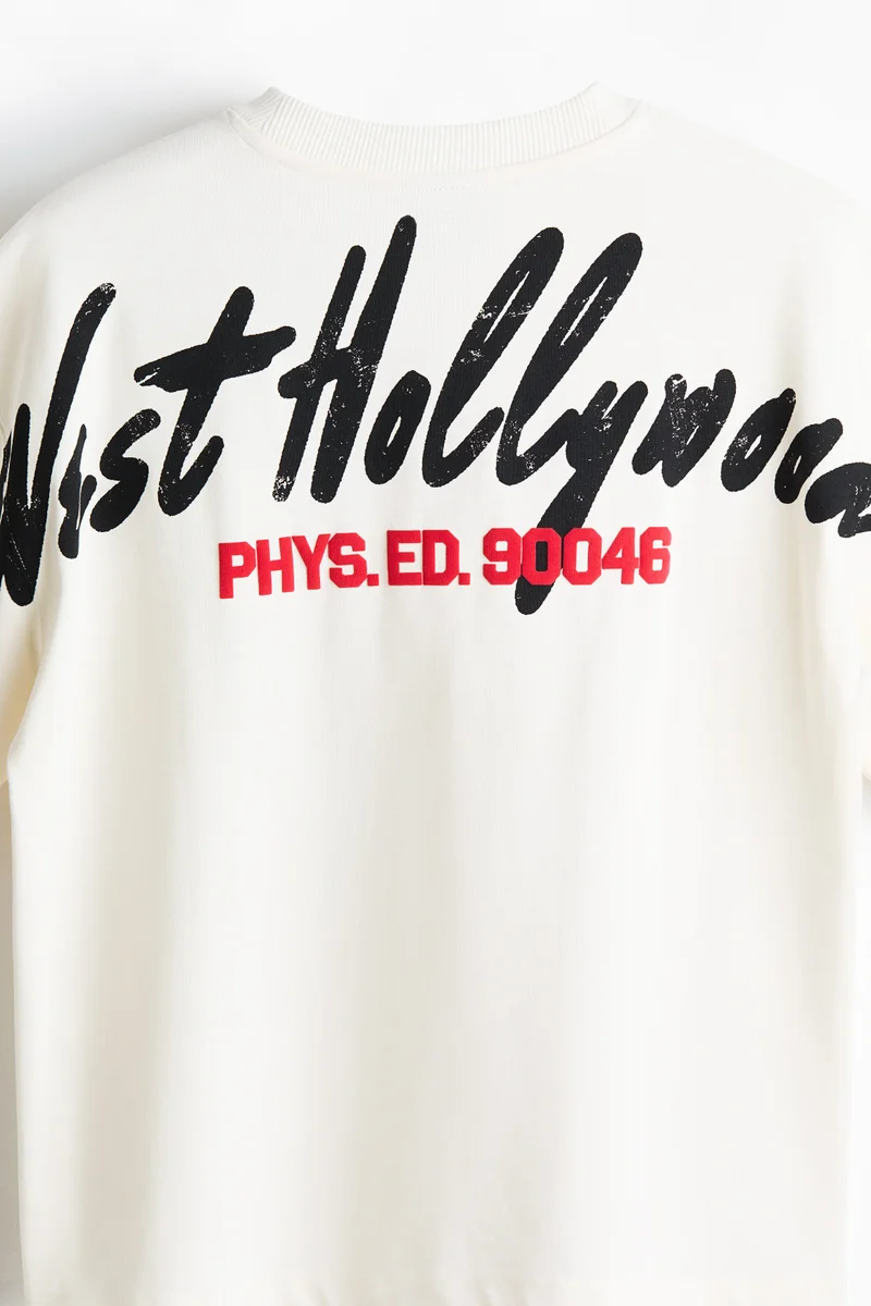 H&M  Oversized Fit Printed T-shirt for Men | Best Price UAE
