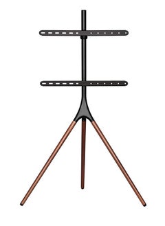 Brateck Artistic Floor TV Stand for 45"-65" Inch TVs Beechwood Sturdy and Stylish  - Image 1