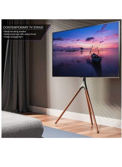 Brateck Artistic Floor TV Stand for 45"-65" Inch TVs Beechwood Sturdy and Stylish  - Image 2