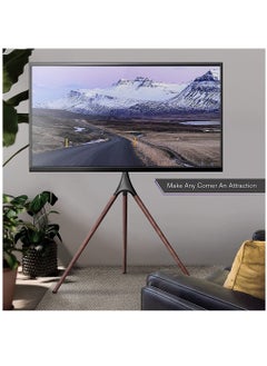 Brateck Artistic Floor TV Stand for 45"-65" Inch TVs Beechwood Sturdy and Stylish  - Image 4