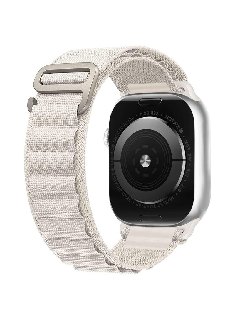 Watch Band Ultra Strap 42mm 44mm 45mm 49mm Alpine Loop Nylon Replacement Bands with Adjustable Sport Titanium G-hook Braided Straps for iWatch Ultra Series 8 7 SE 6 5 4 3 2 1 - Image 1