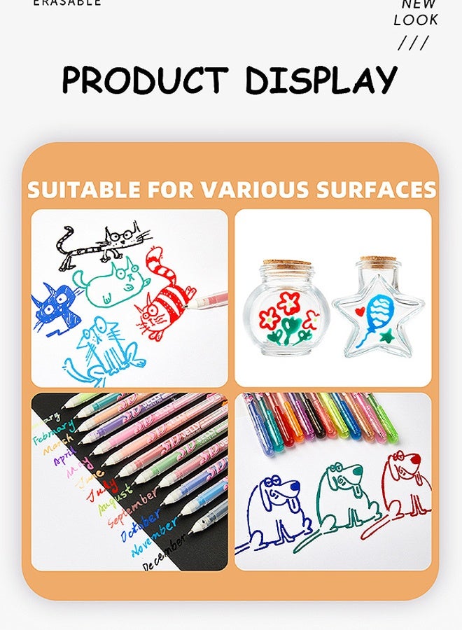 Photon مجموعة أقلام تلوين ثلاثية الأبعاد، ١٢ قلمًا متعدد الألوان، للرسم على الخشب والقماش والحجر والصخور، أدوات فنية يدوية الصنع - Image 4