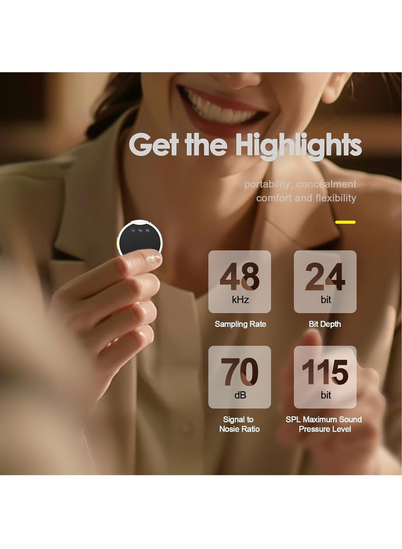 KADIP Wireless Lavalier Microphone for iPhone/Android with Lightning/USB-C, 35H Battery Life - Image 3