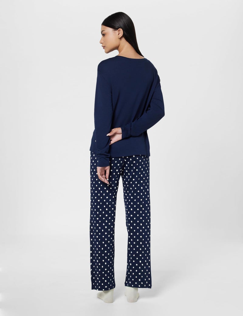 Marks & Spencer Pure Cotton Printed Pyjama Set - Image 3