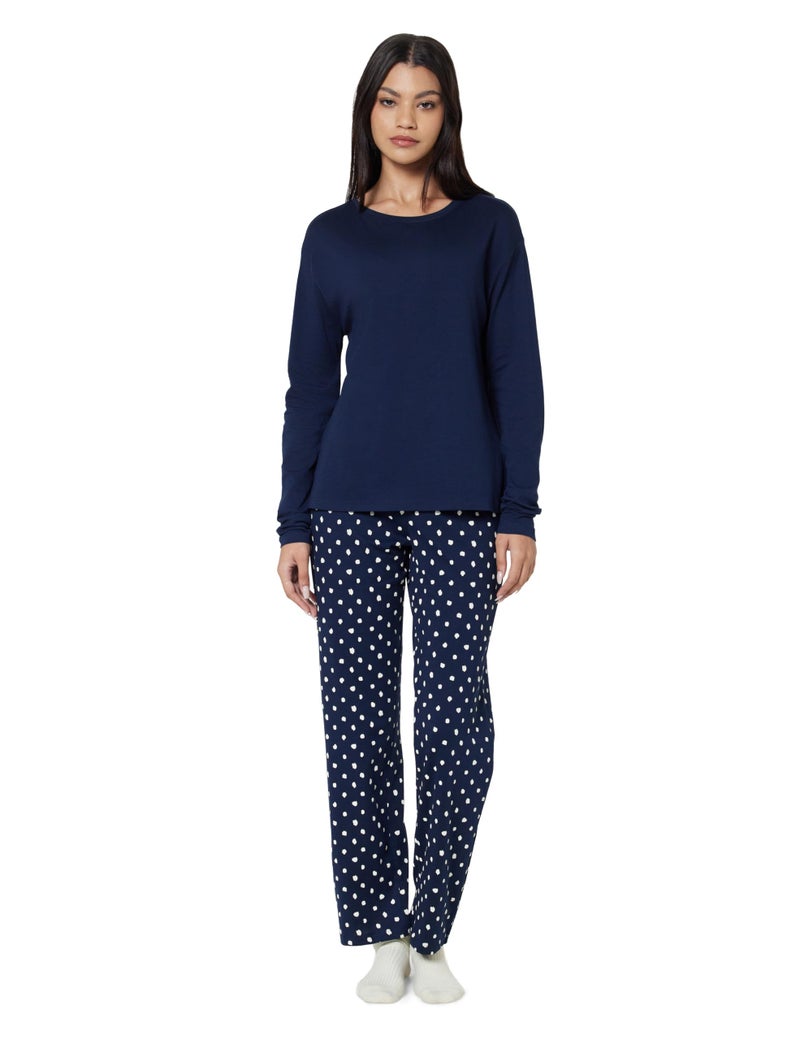 Marks & Spencer Pure Cotton Printed Pyjama Set - Image 1