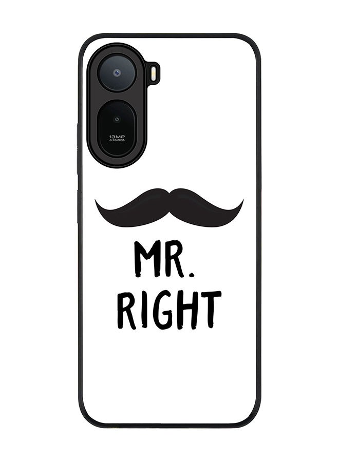 Stylizedd Rugged Case for Xiaomi Redmi A7 Pro 4G / Poco C81 / Poco C81 Pro / Poco C85x 5G- Slim Fit Hybrid Rubber Cover Mr. Right