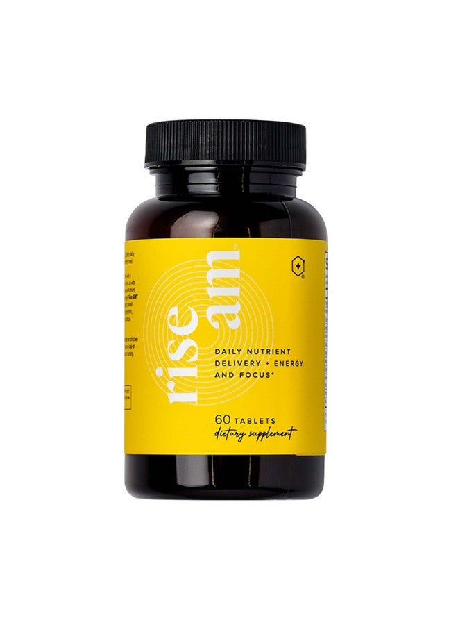 LifeVantage لايف فانتاج® رايز إيه إم™ - مكمل متعدد المغذيات المتقدم مع توصيل المغذيات في الوقت المناسب™ - يدعم الطاقة والتركيز والتفعيل اليومي - أقراص مغطاة بالفانيليا سهلة البلع - (60 قرص)  - Image 1