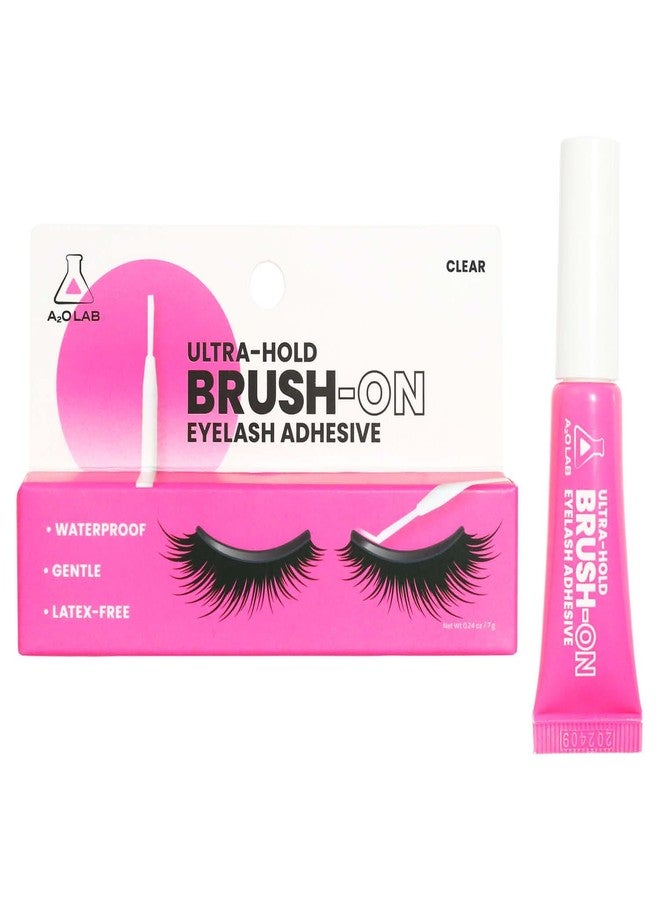 AOA STUDIO A2O Lab Ultra-Hold Brush-On Eyelash Adhesive, Clear, Waterproof, Latex-Free (1) - Image 1