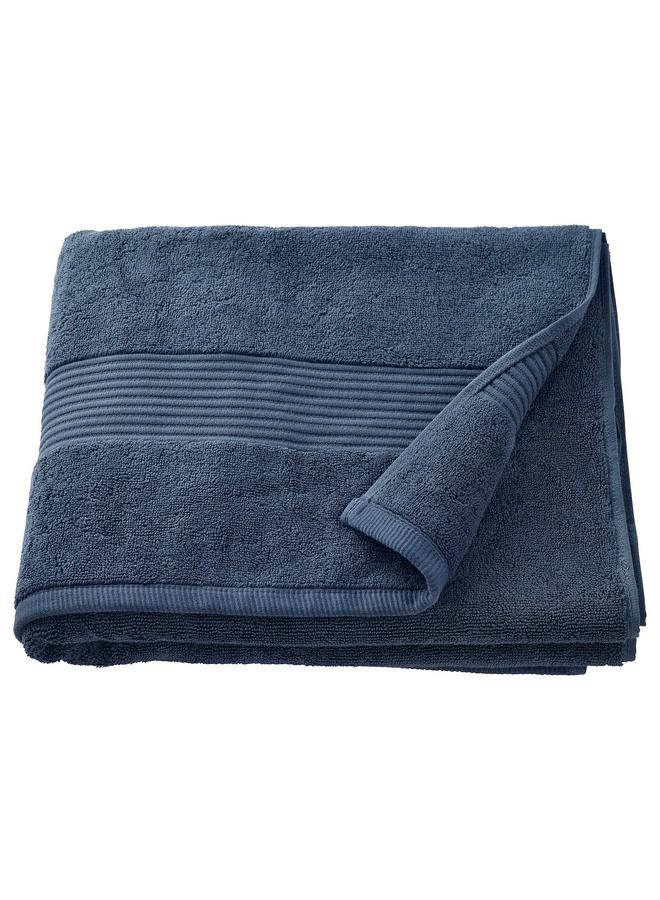 erorex Bath towel, dark blue, 70x140 cm - Image 1