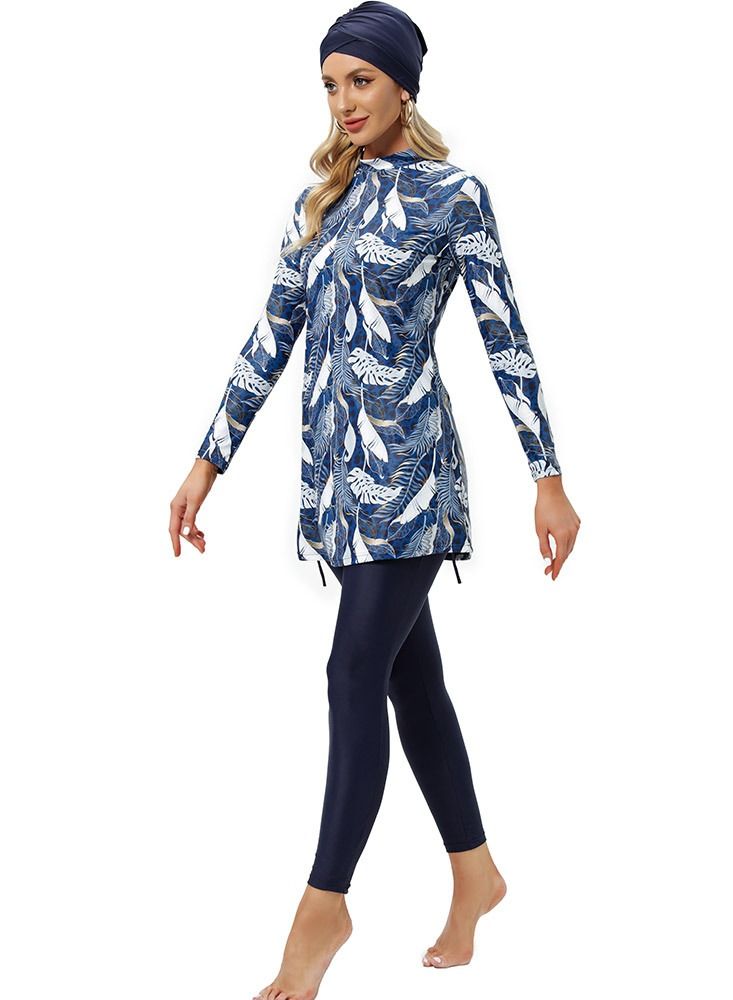 Loquat Printed Muslim Women's Conservative Swimwear - Image 2
