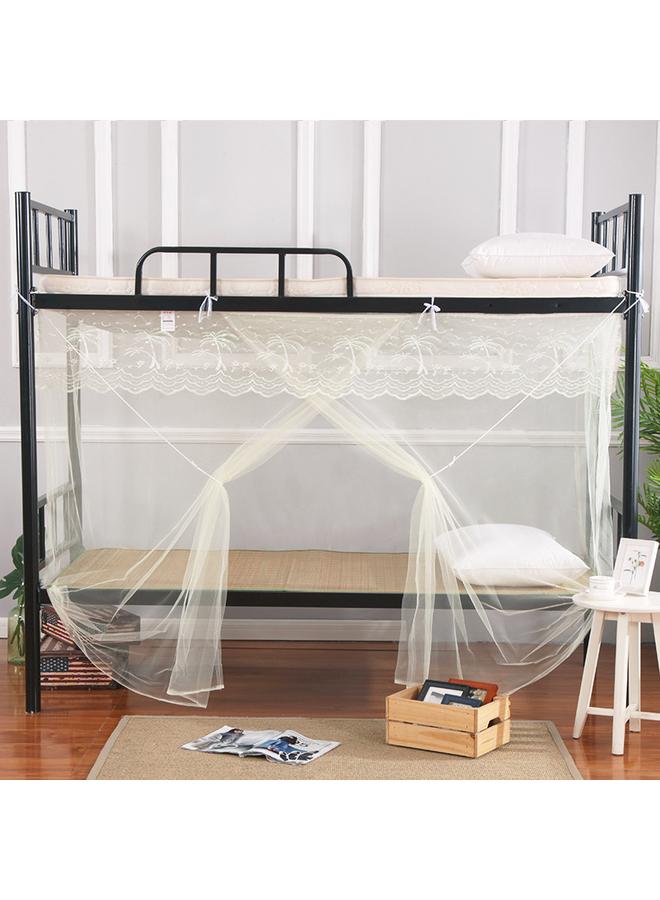 Bluejw Mosquito Net Student Dormitory Single Bed Upper And Lower Bunk 1.2 Meters Encryption Household Old-fashioned Square Top 1.5m Bed Stall - Image 5