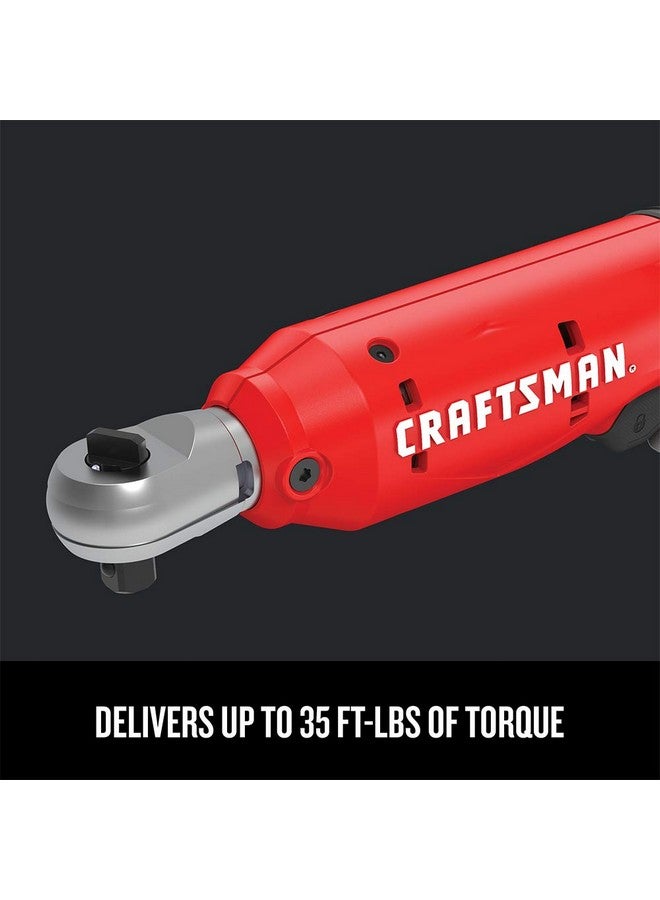 CRAFTSMAN V20 Cordless Ratchet Wrench, 3/8 inch Drive, 300 RPM, up to 35 ft-lbs of Torque, Bare Tool Only (CMCF930B) - Image 4