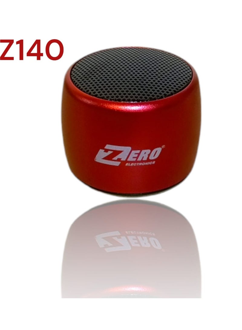 زيرو Z140 مكبر صوت بلوتوث محمول صغير أحمر - Image 1