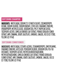 Suave Suave Shampoo & Conditioner Set, Wild Cherry Blossom - Everyday Softening Formulas with Cherry Blossom Extract & Vitamin E, 22.5 Oz Ea (2 Piece Set)  - Image 5